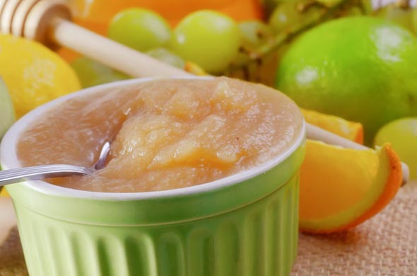 Apple And Grape Compote Cooking Baby Food Apple And Grape Compote Cooking Baby Food