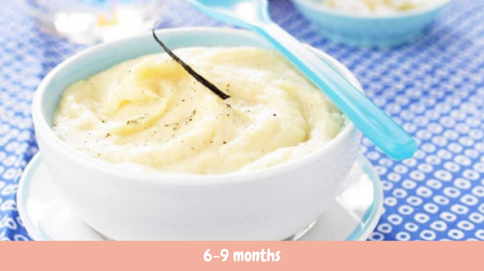 recipes 6-9 months vanilla and potato