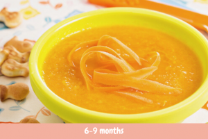 carrot soup with cheese