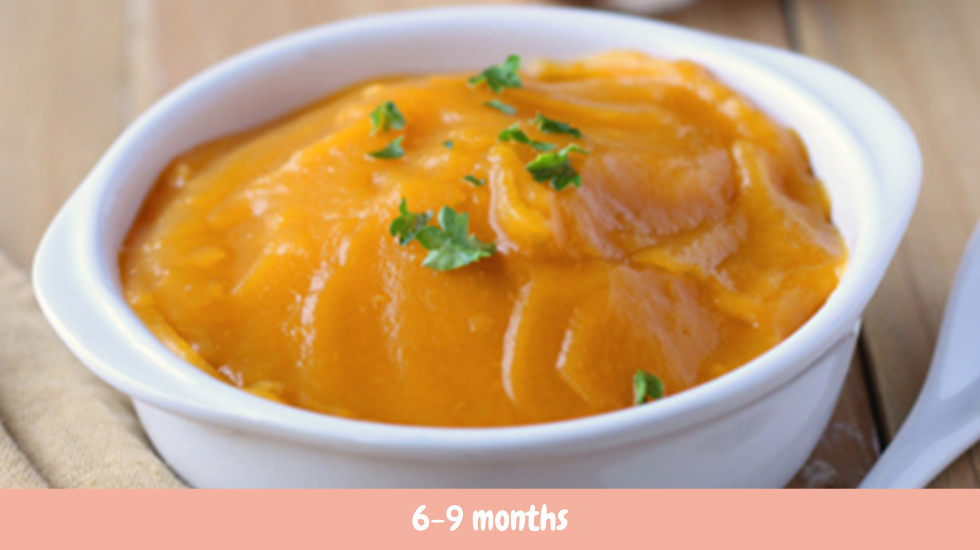 Sweet potato puree